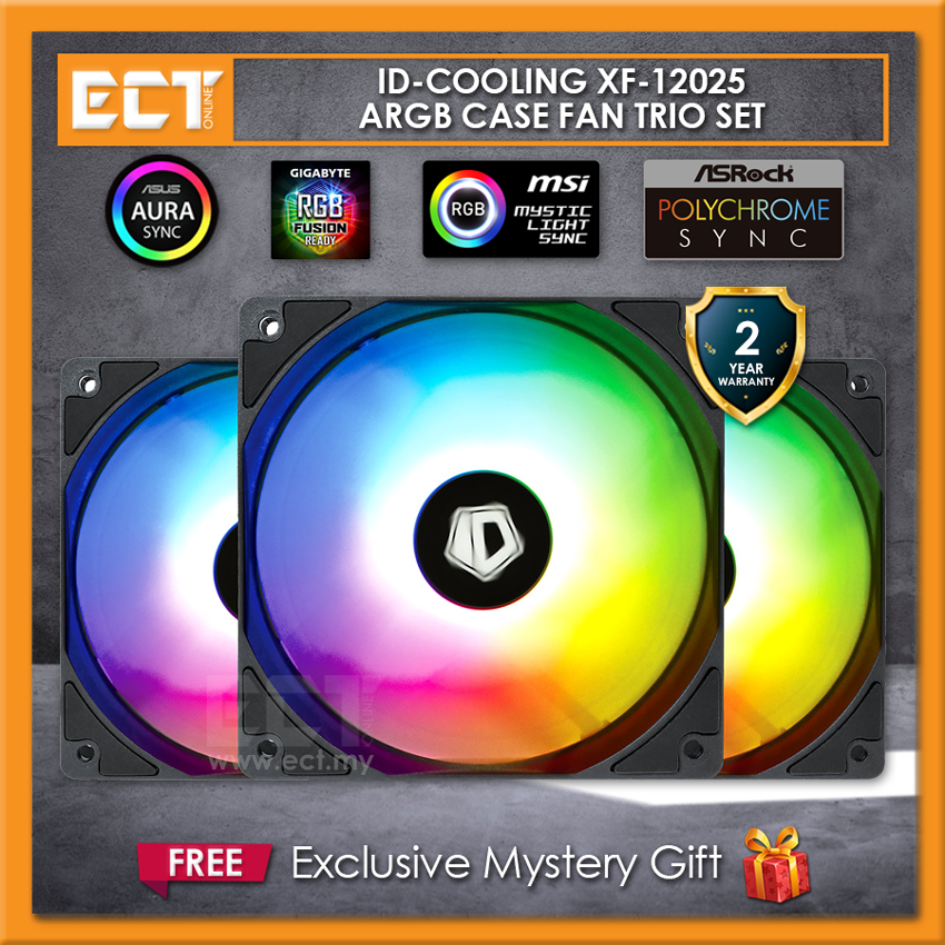 ID-Cooling XF-12025 ARGB Case Fan Trio Set